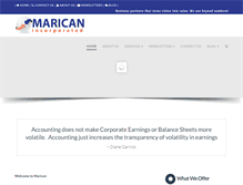 Tablet Screenshot of marican.co.za
